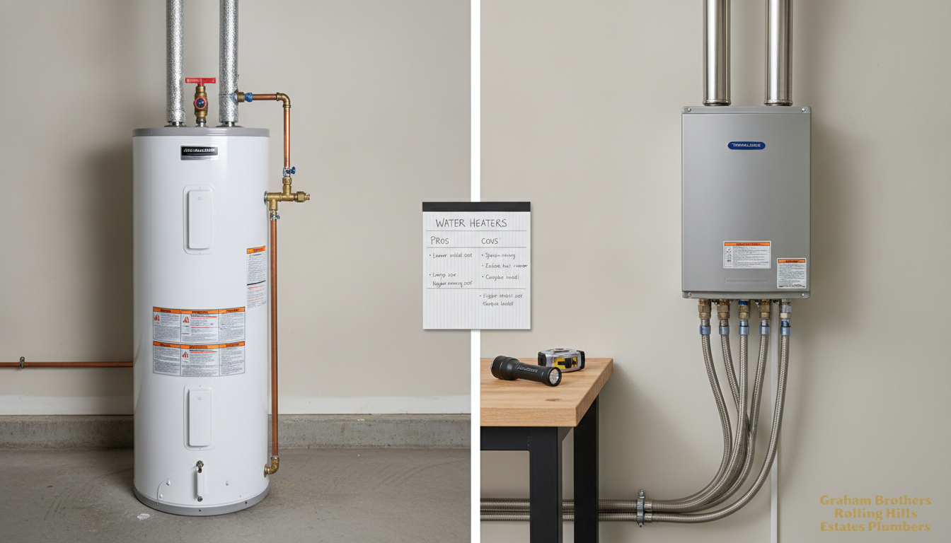 Tank vs. Tankless Water Heaters: Which Is Right for Your Rolling Hills Estates Home?